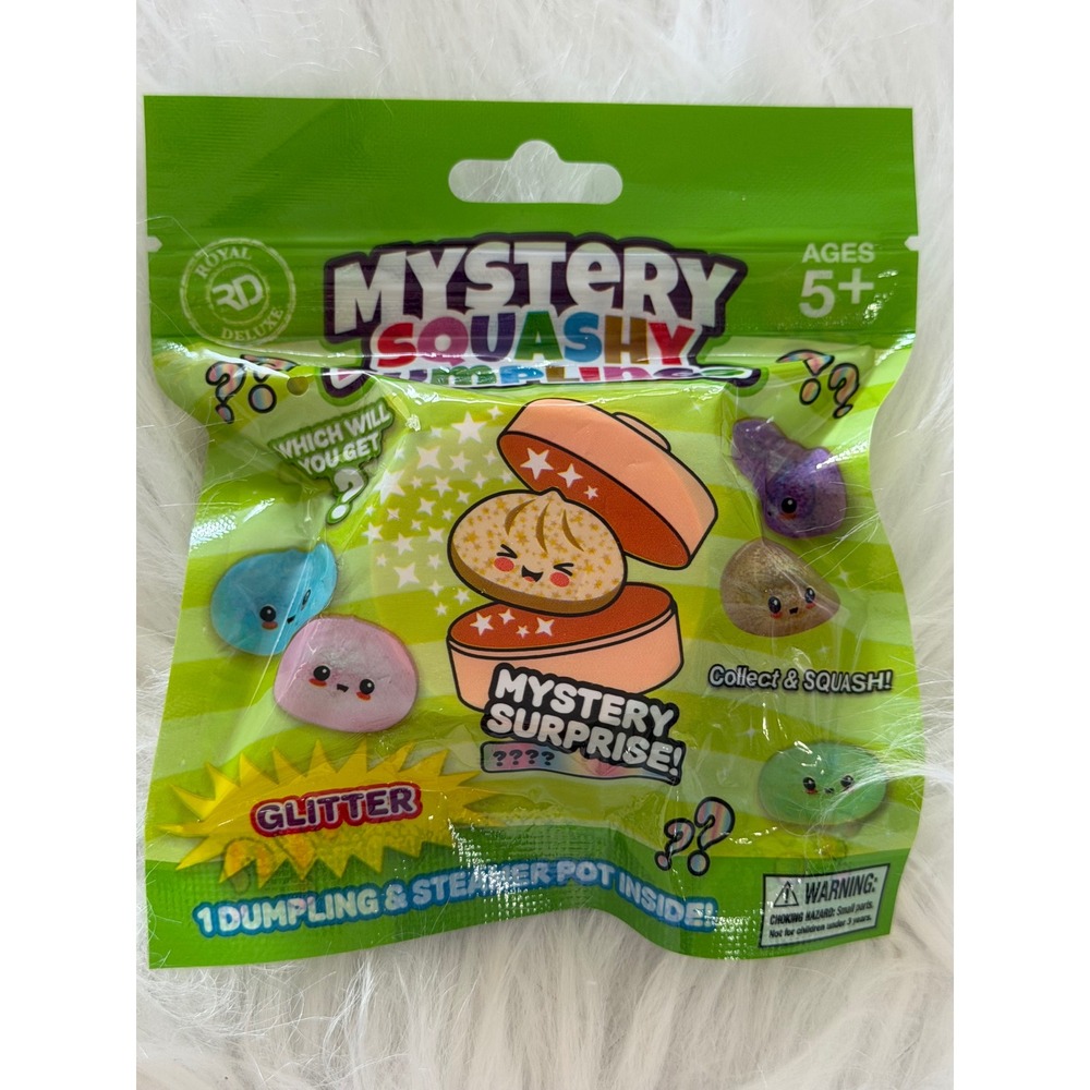 Royal Deluxe Mystery Squashy Dumplings Glitter Blind Bag Fidget Toy TY81074